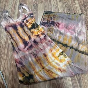 Organic tiedye dress from Sri Lanka